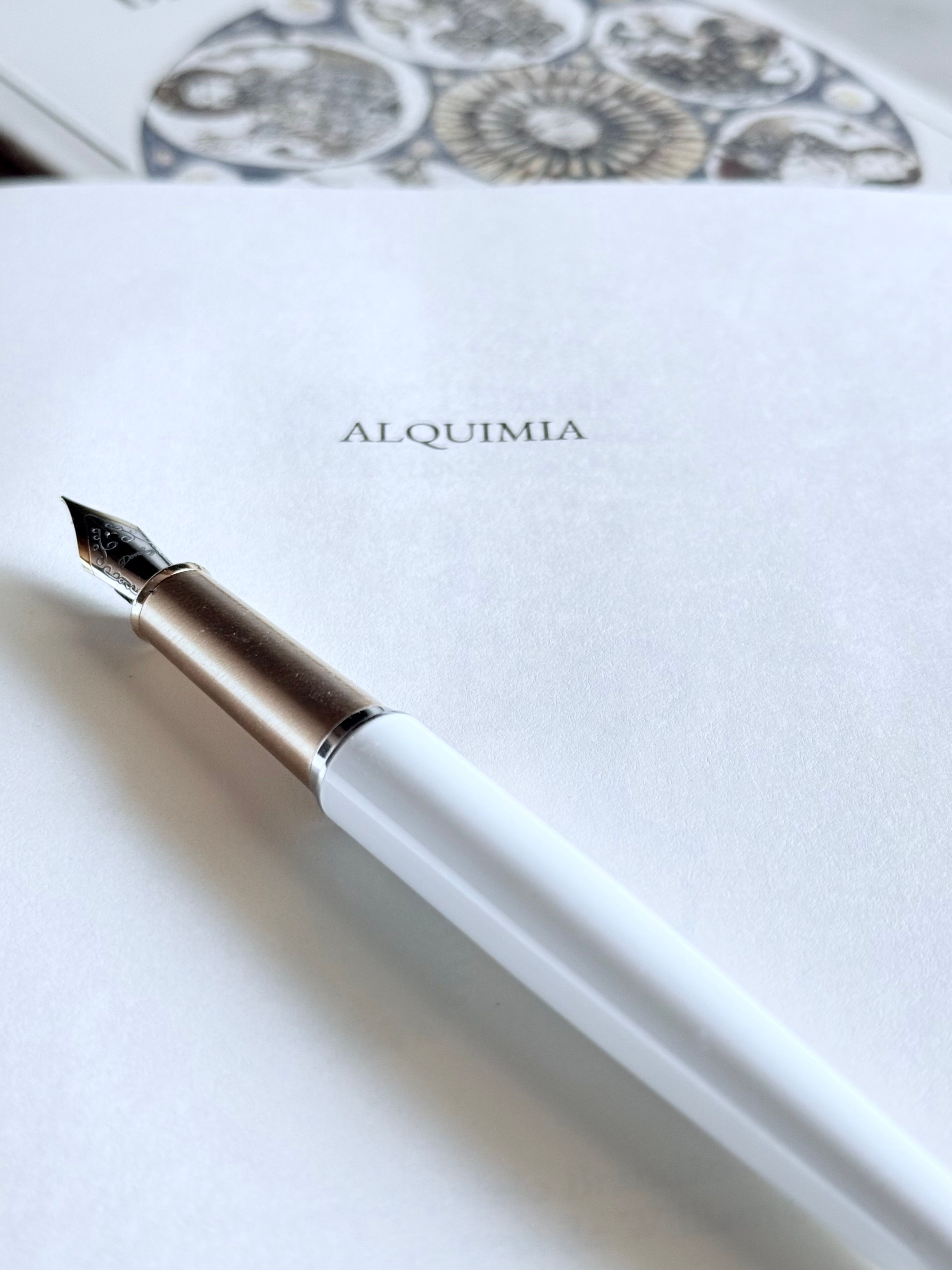 Premium pen on office stationery