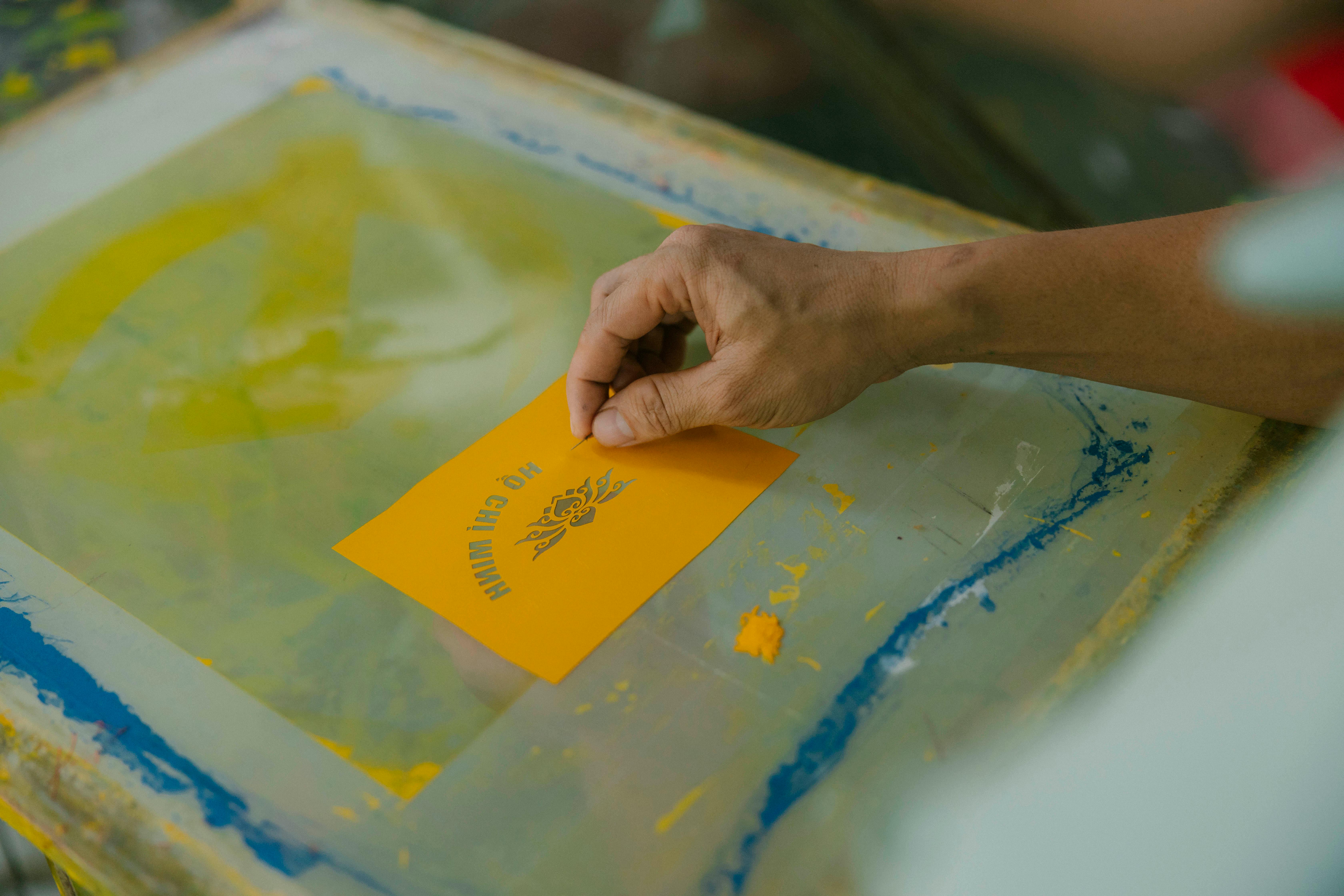 Custom printed design materials
