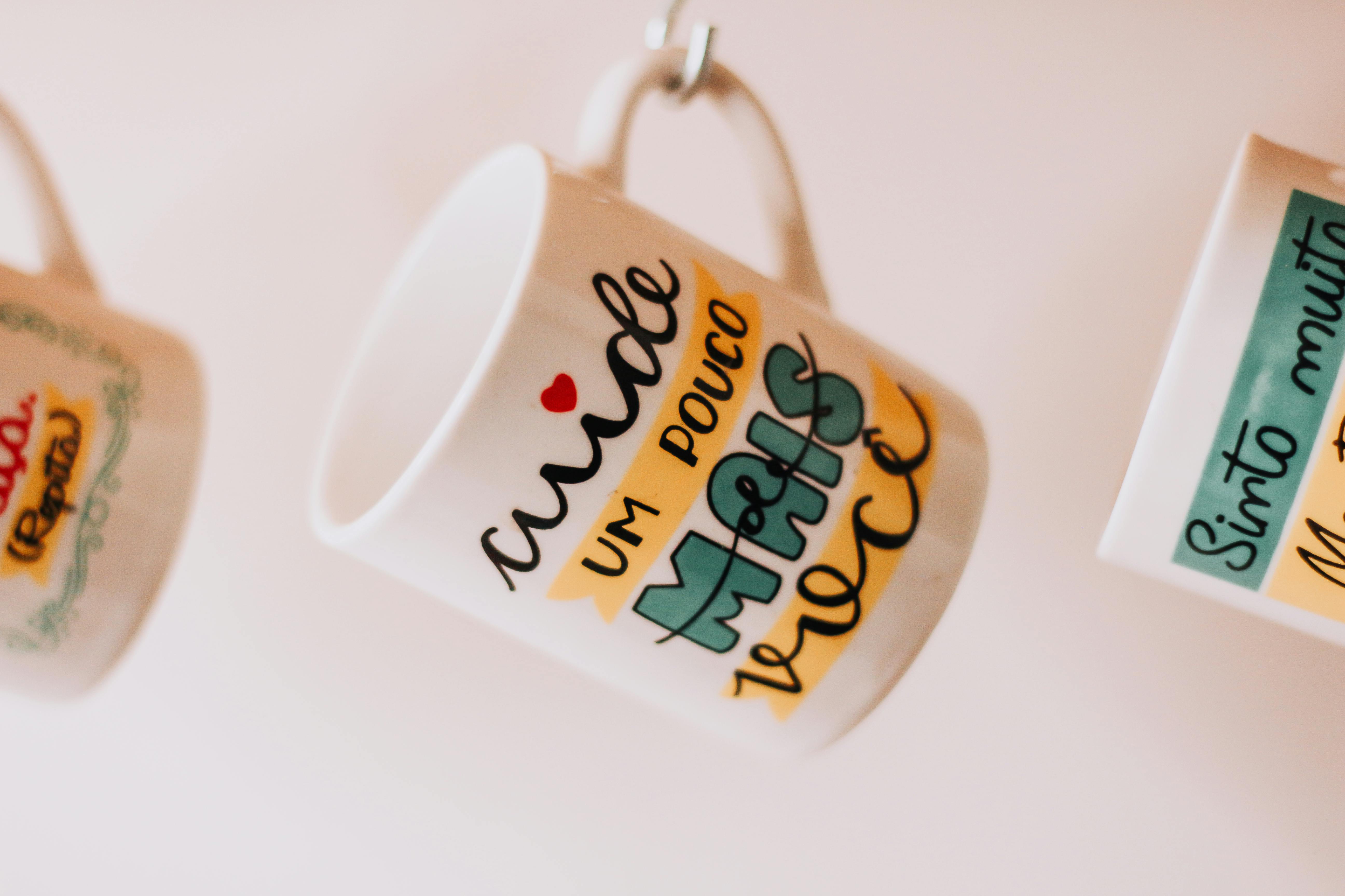 Ceramic mug ready for printing